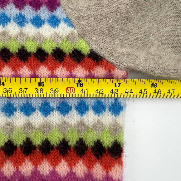 Tommy Hilfiger Wool Multi Color Turtleneck Knit Sweater - Picture 4 of 7